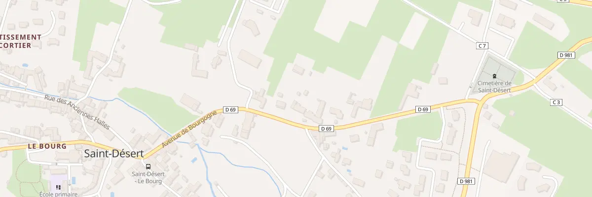 Plan du 18 Av de Bourgogne à Saint-Désert