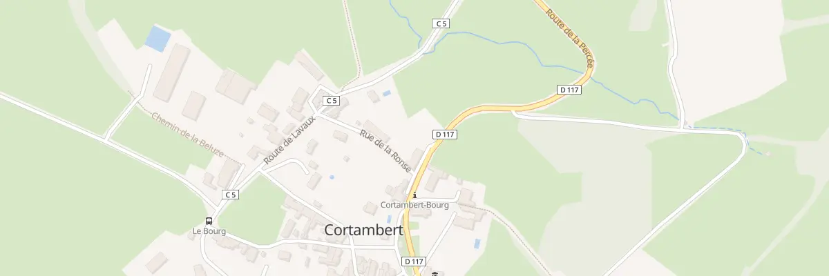 Plan du 22 Rue de la Ronse à Cortambert