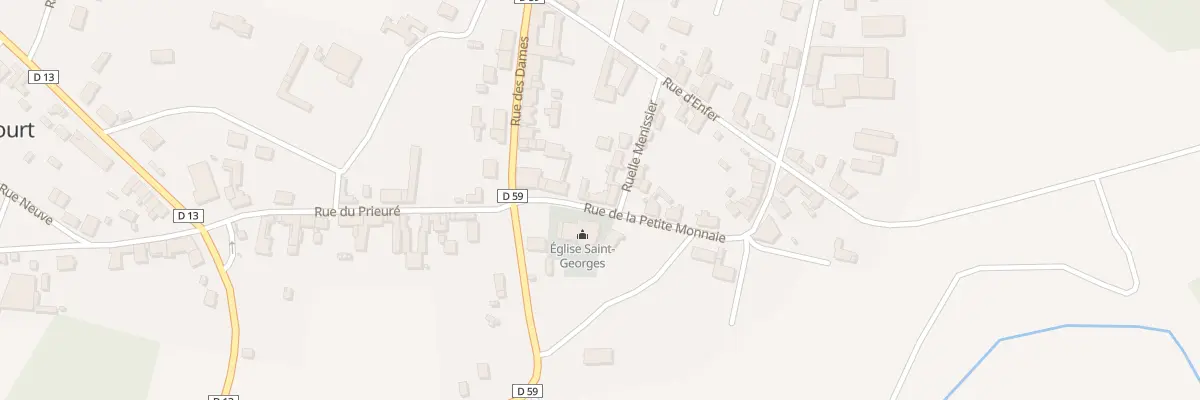 Plan du 3 Rue de la Petite Monnaie à Larzicourt
