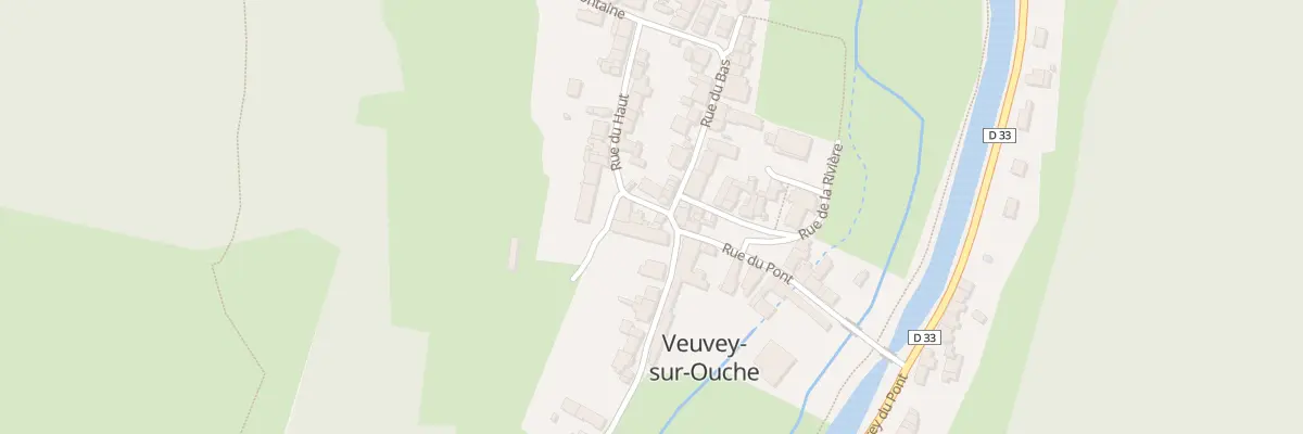 Plan du 1 Rue du Haut à Veuvey-sur-Ouche
