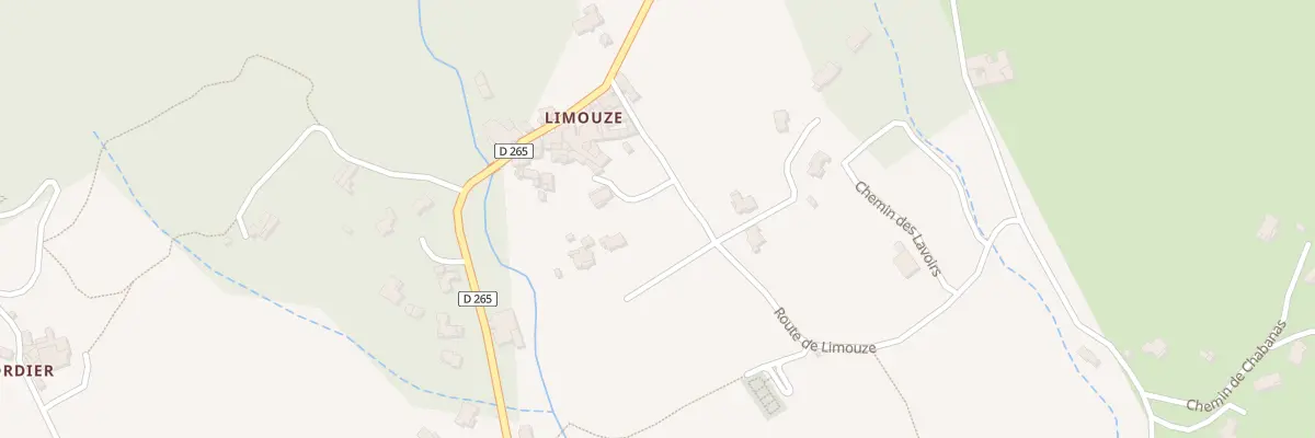 Plan du 5717 Limouze à Rompon