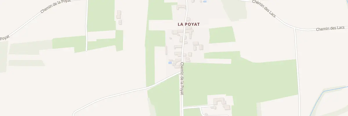 Plan du 1505 Che de la Poyat à Morancé