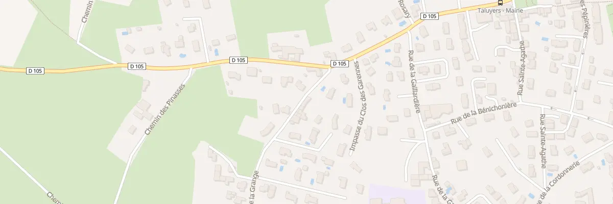 Plan du 73 Rue de la Grange à Taluyers
