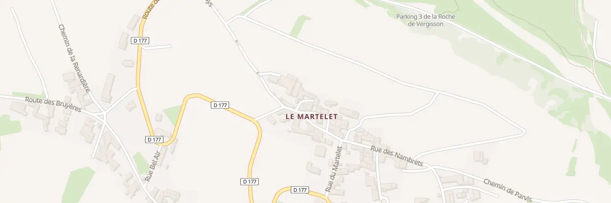 Plan du 12 Imp du Passage Secret à Vergisson