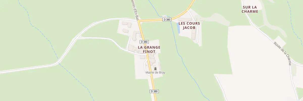Plan du 5014 Les Cours Jacob à Bray