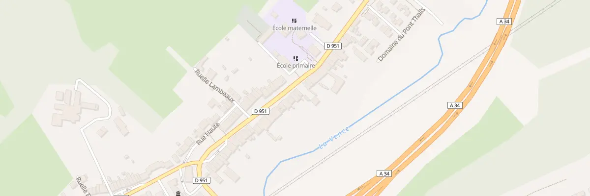 Plan du 42 Av de la Marne à La Francheville
