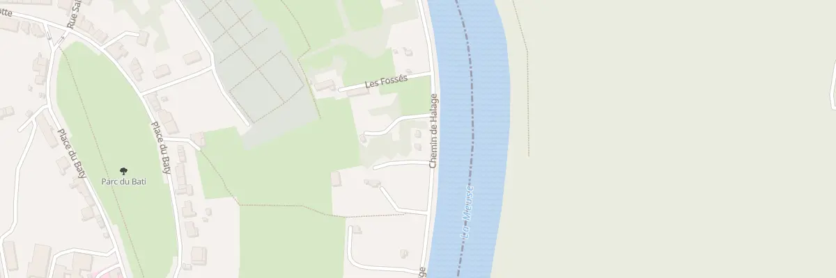Plan du 9007 Rue des Fosses à Fumay