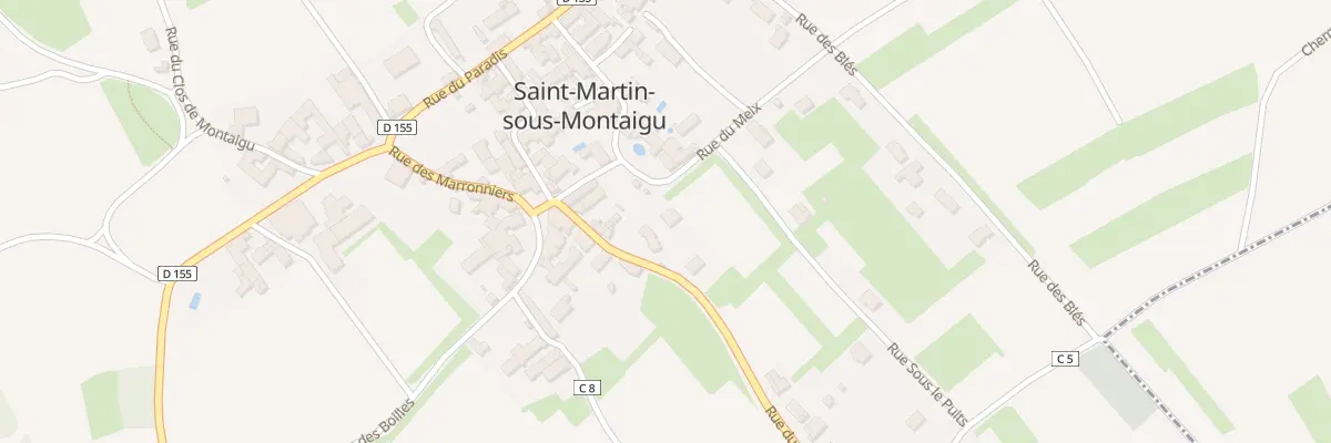 Plan du 6 Rue du Meix à Saint-Martin-sous-Montaigu