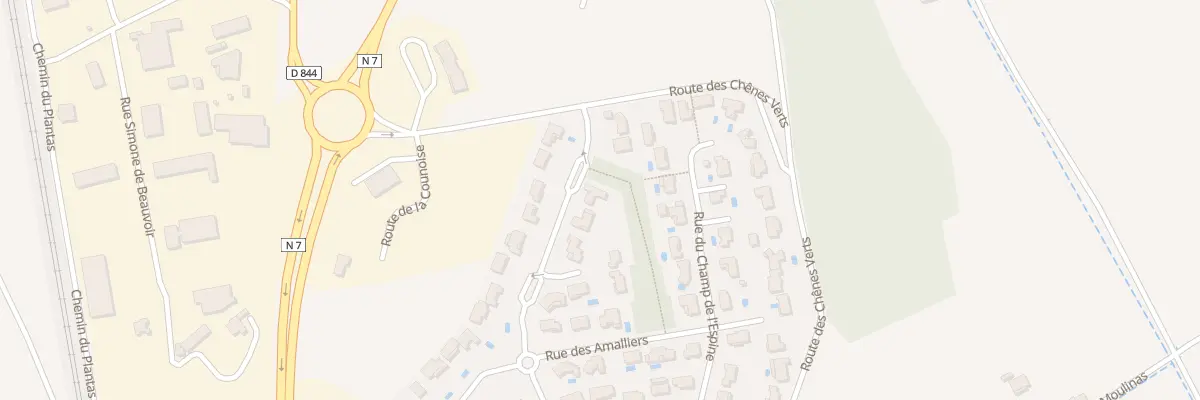 Plan du 24 Av du Jas d’Auberyne à Donzère