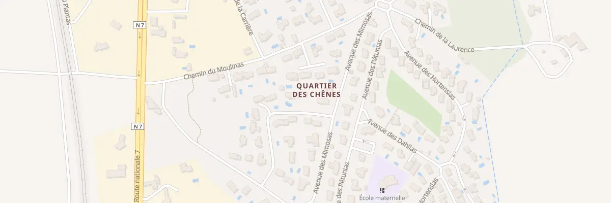 Plan du 11 Lot Espace Peyraud à Donzère