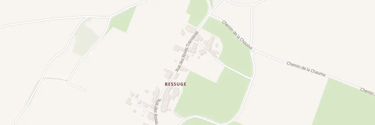 Plan du 20 Rue des Roses Trémières à Chapaize