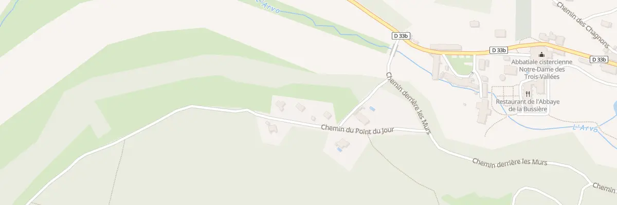 Plan du 6 Che du Point du Jour à La Bussière-sur-Ouche
