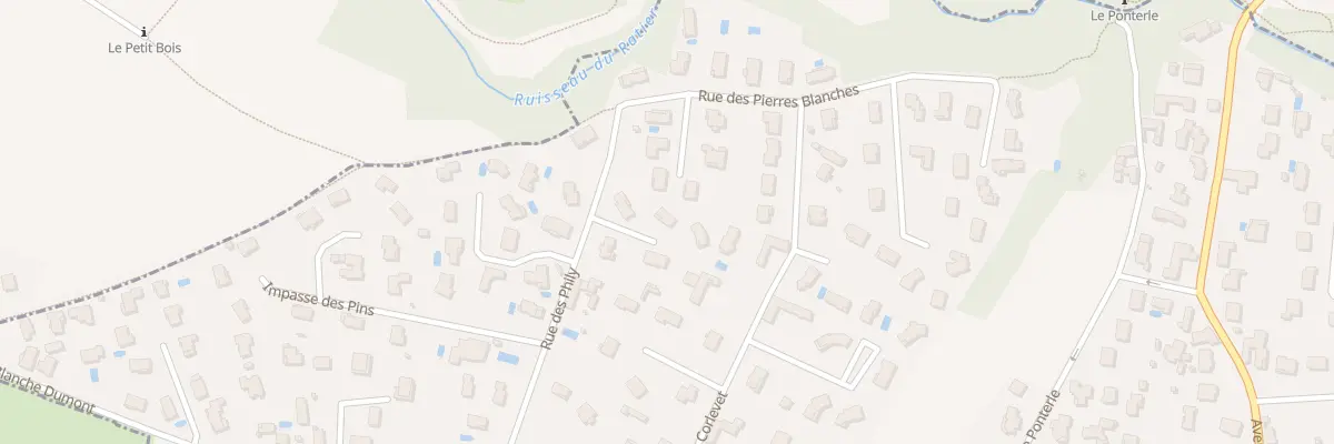 Plan du 296 Rue de Phily à Craponne