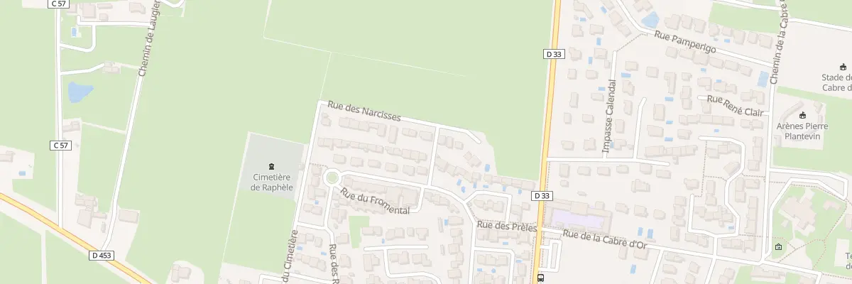 Plan du 22 Rue des Narcisses Raphele à Arles