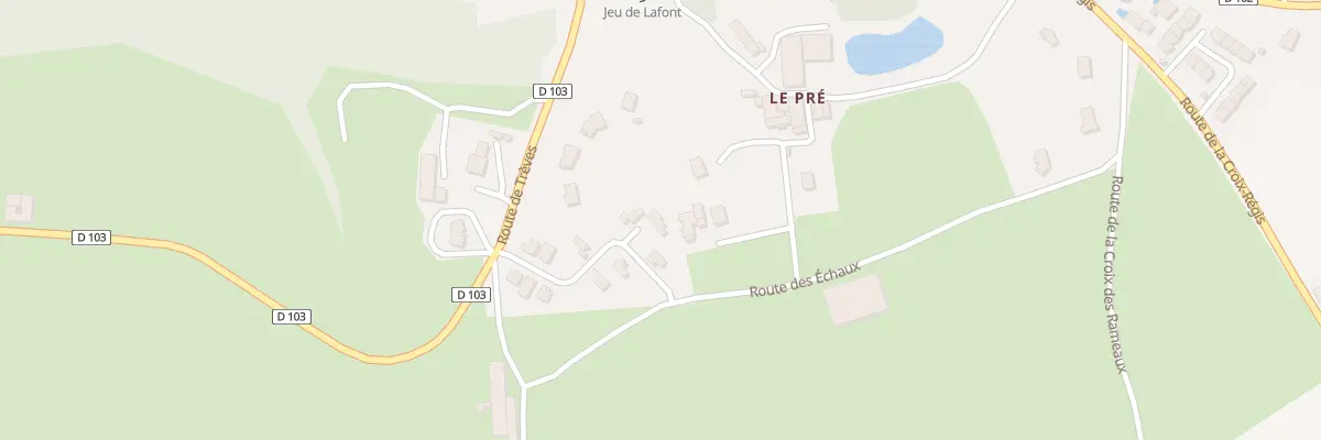 Plan du 109 Rue de Boitet à Échalas