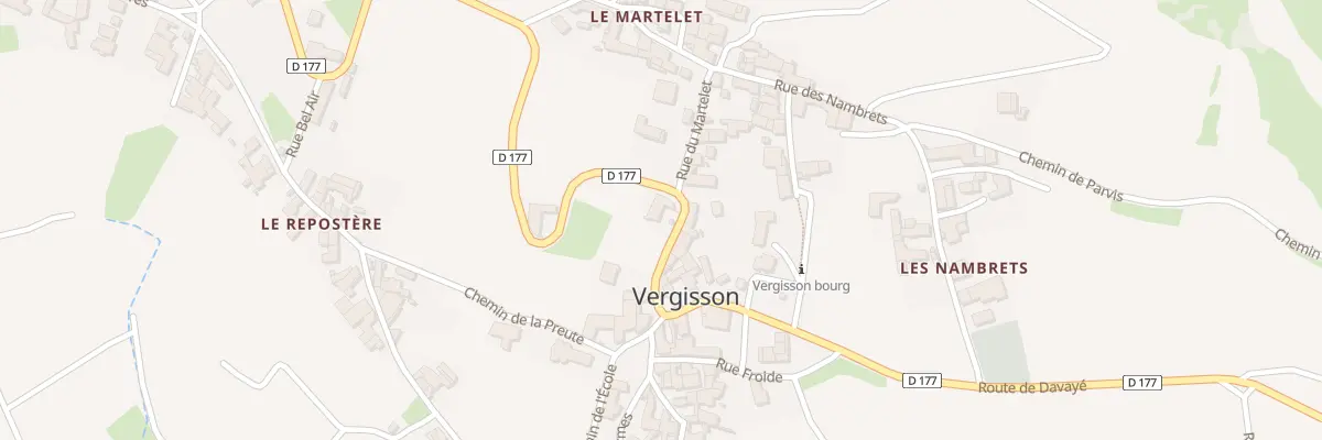 Plan du 78 Rte de Pierreclos à Vergisson