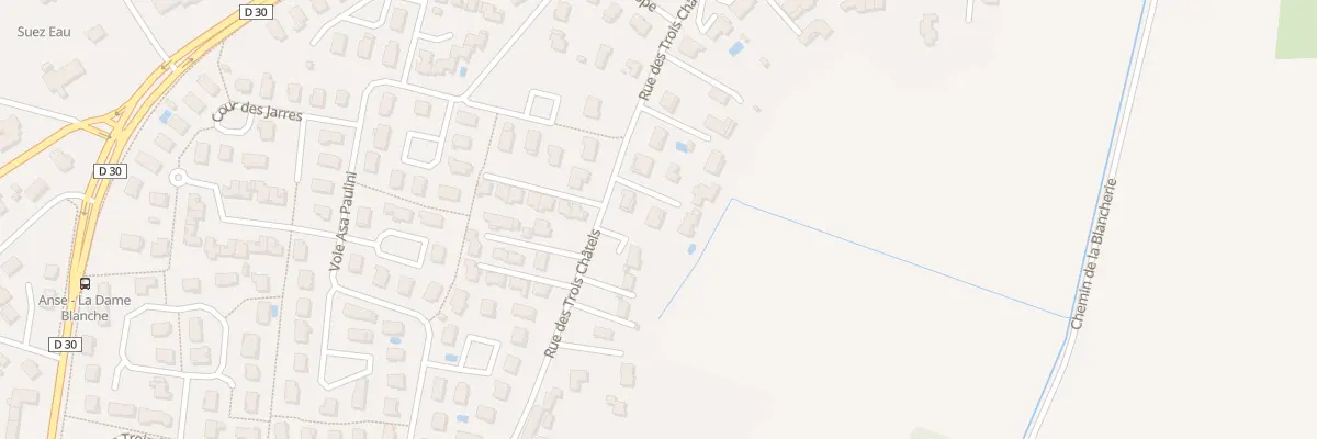 Plan du 5001I Rue des Trois Châtels à Anse
