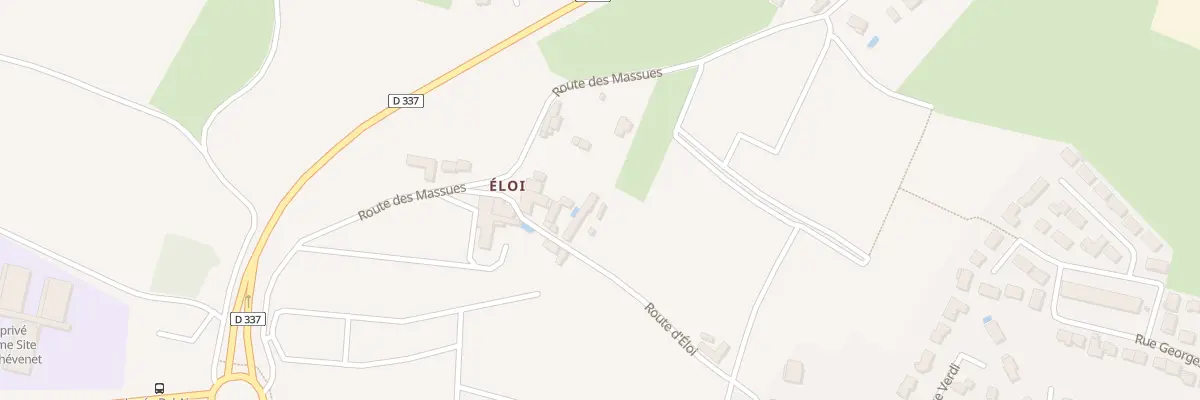 Plan du 280 Rte d’Eloi à Belleville-en-Beaujolais