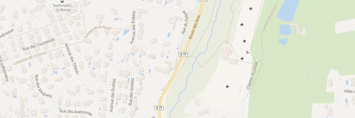 Plan du 369 Rue du Falque à Dommartin