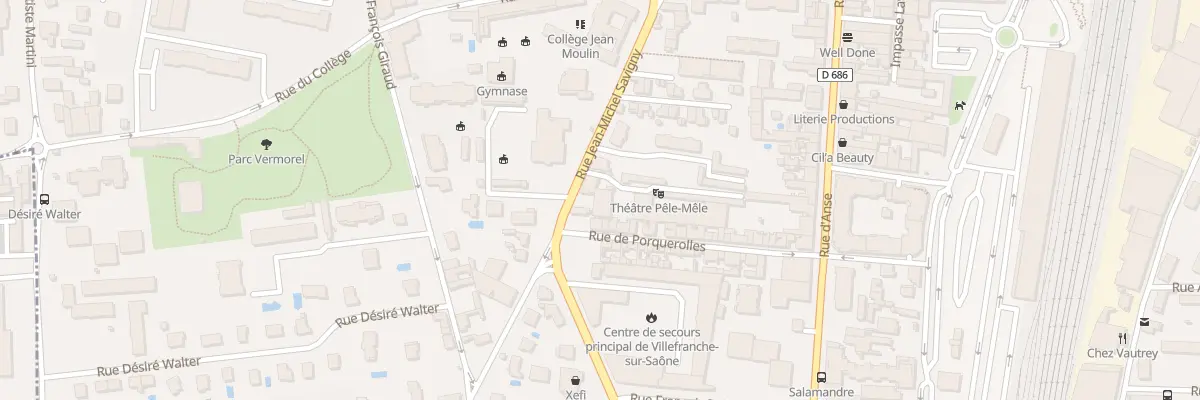 Plan du 197 Rue Jean-Michel Savigny à Villefranche-sur-Saône