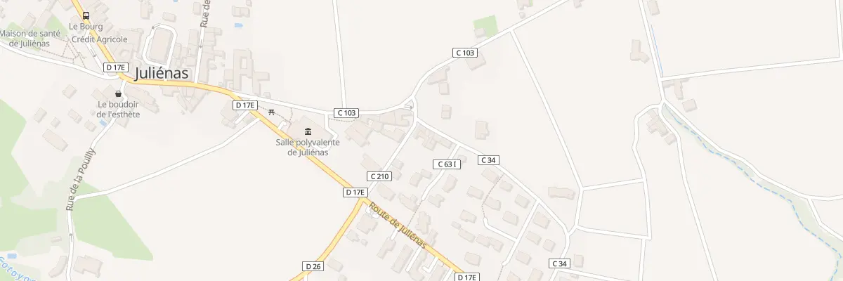 Plan du 86 Rue du Gamay à Juliénas