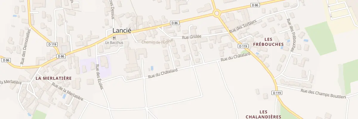 Plan du 35 Che des Écureuils à Lancié