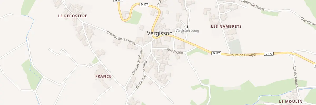 Plan du 23 Rue Froide à Vergisson
