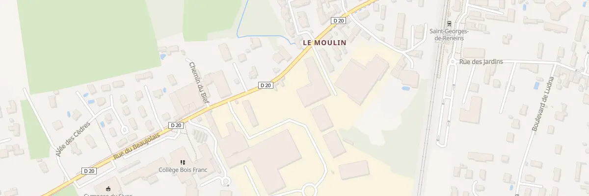 Plan du 327 Rue du Beaujolais à Saint-Georges-de-Reneins