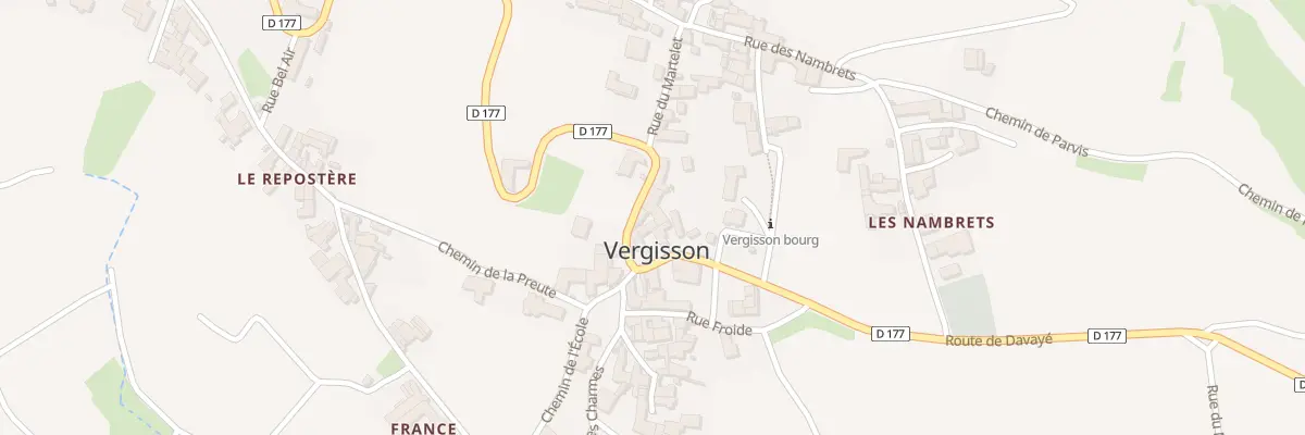 Plan du 27 Rte de Pierreclos à Vergisson