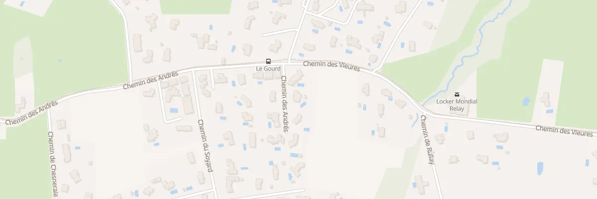 Plan du 260 Che des Andres à Brindas