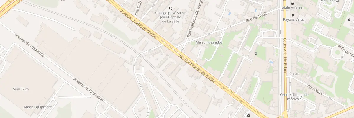 Plan du 59 Av Charles de Gaulle à Charleville-Mézières