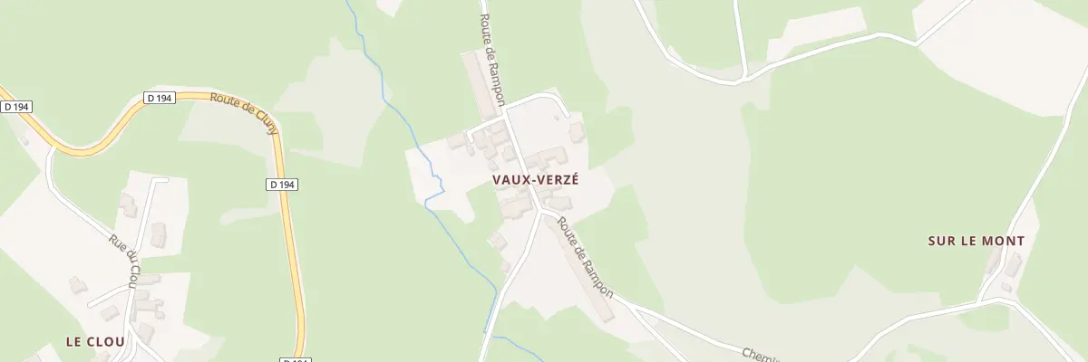 Plan du 908 Rte de Rampon à Verzé