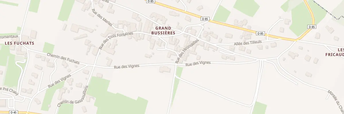 Plan du 7 Rue des Hirondelles à Bussières