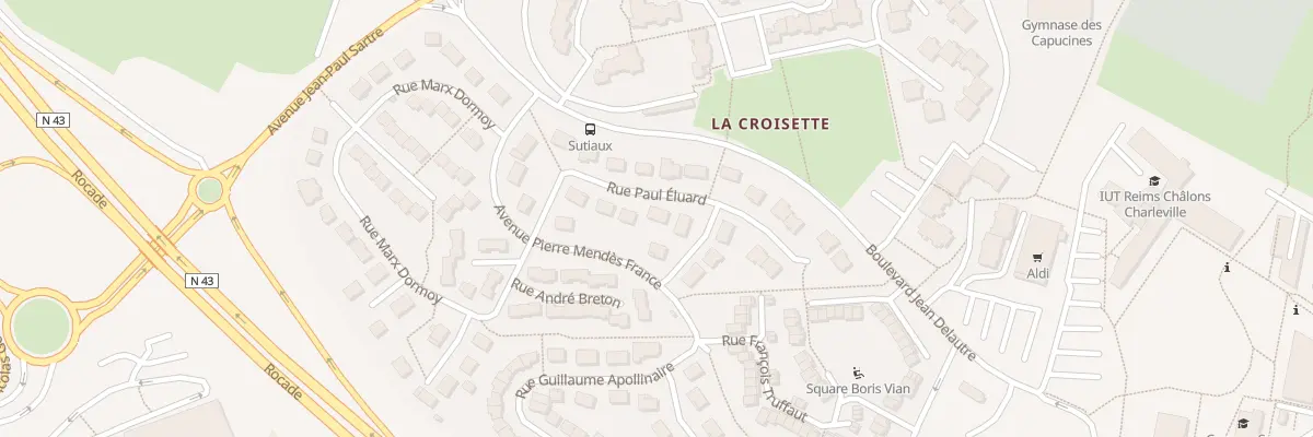Plan du 10 Rue Paul Eluard à Charleville-Mézières