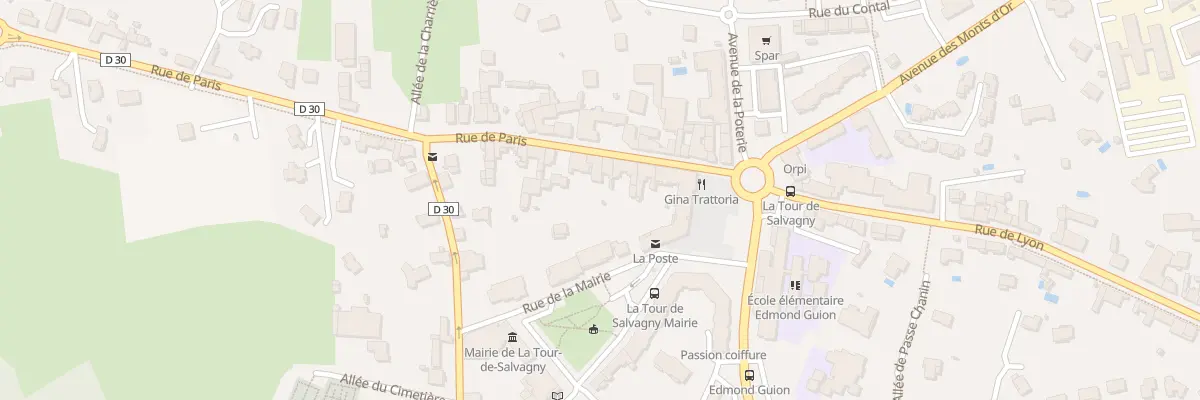 Plan du 15 Rue de Paris à La Tour-de-Salvagny