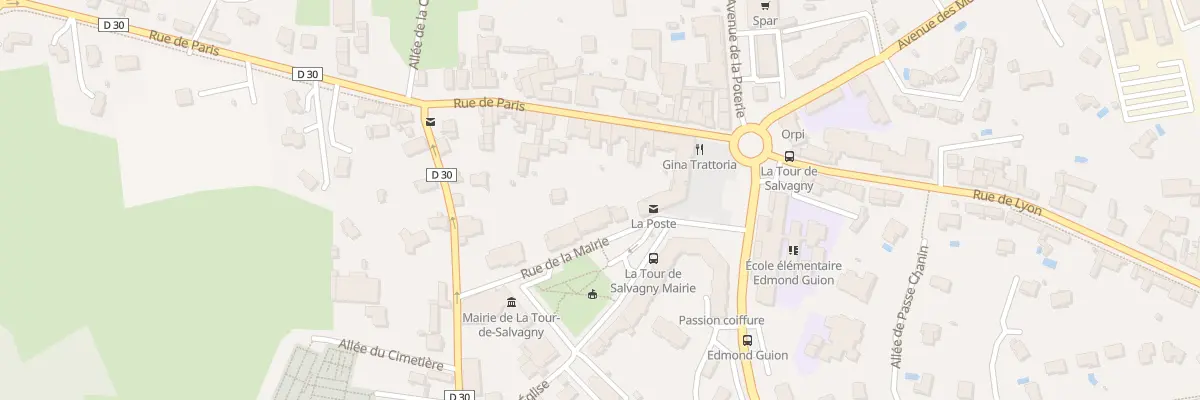 Plan du 8B Rue de la Mairie à La Tour-de-Salvagny