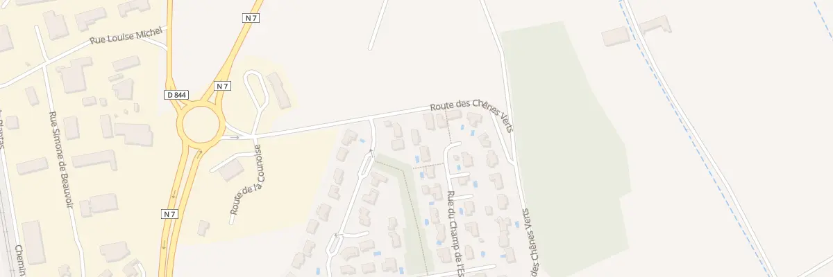 Plan du 23 Rue du Champ de l Espine à Donzère