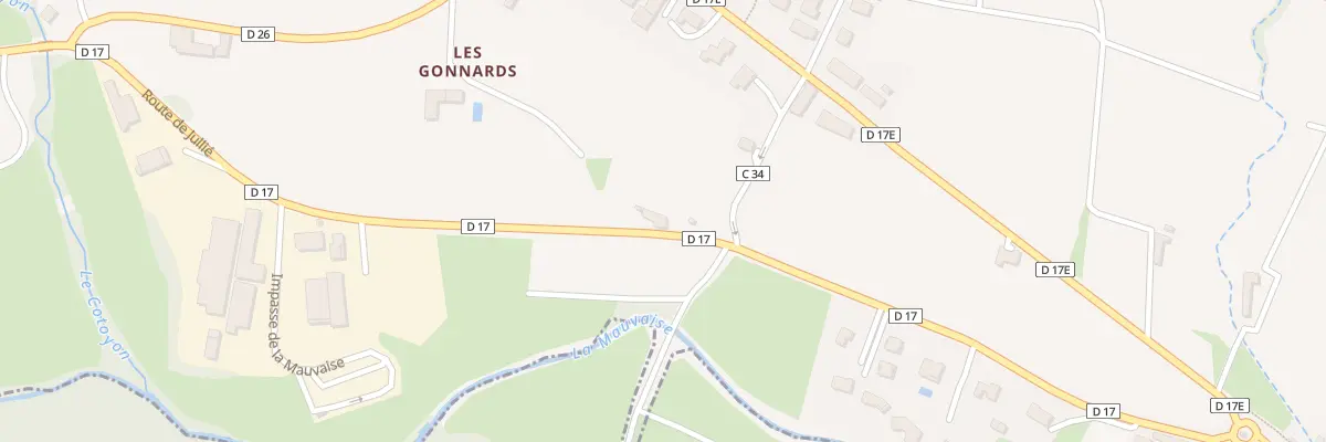 Plan du 5101 Les Gonnards à Juliénas