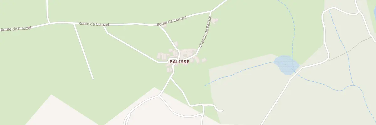 Plan du 135 Che de Palisse à Colombier-le-Vieux