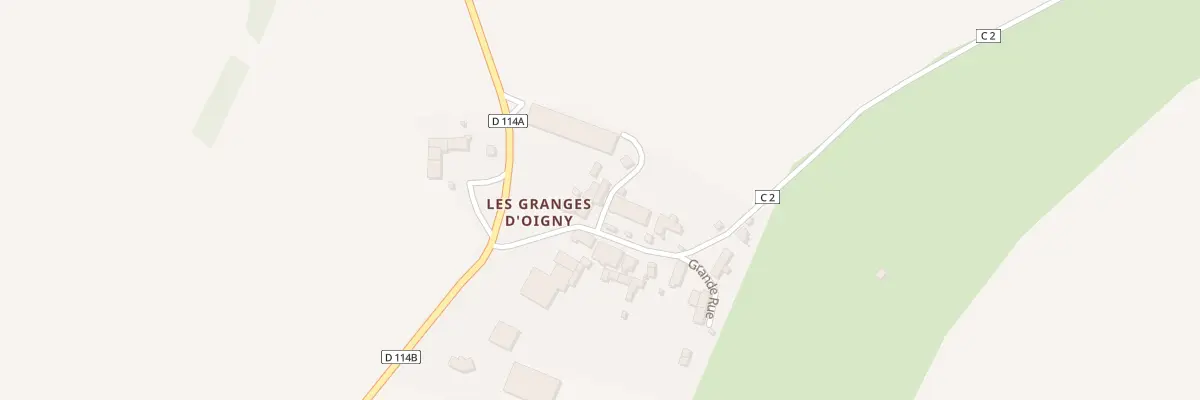 Plan du 5006 Les Granges à Oigny