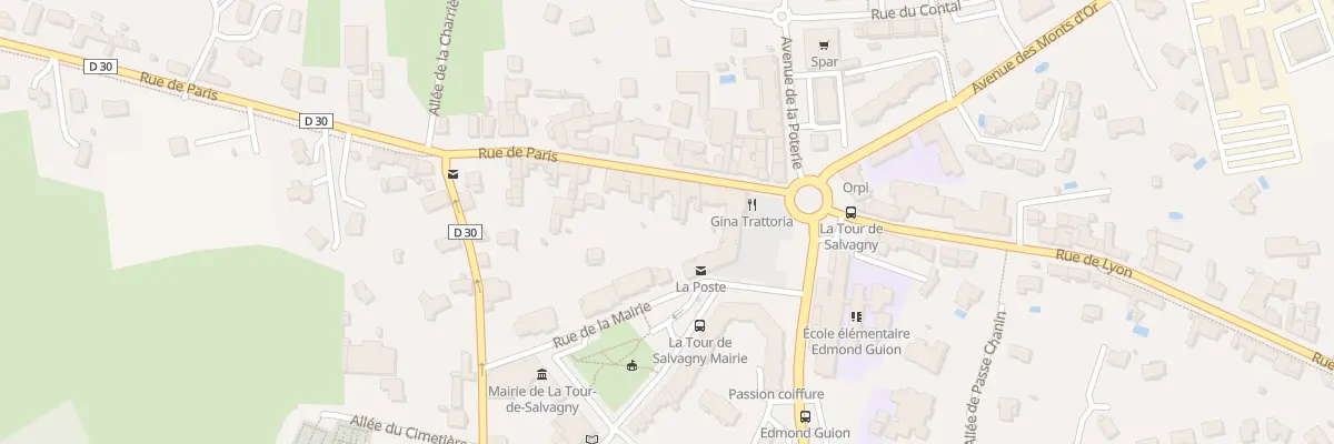 Plan du 11 Rue de Paris à La Tour-de-Salvagny