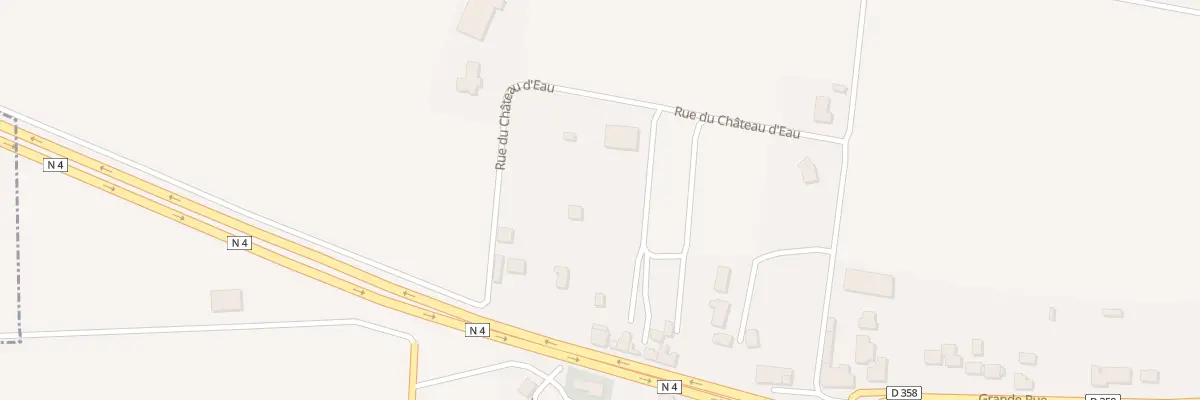 Plan du 1 Rue du Chateau d’Eau à Thiéblemont-Farémont