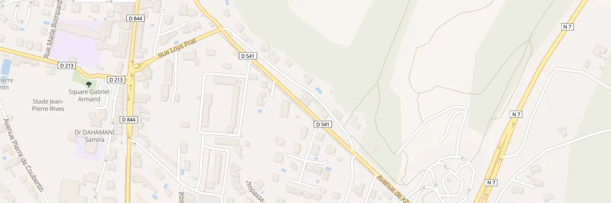 Plan du 9001 Av de Koenigsberg à Donzère