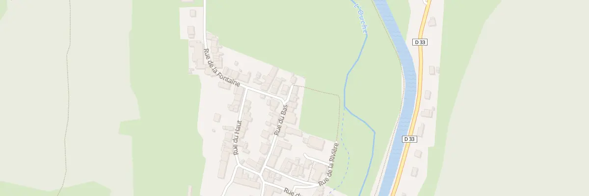 Plan du 20 Rue du Bas à Veuvey-sur-Ouche