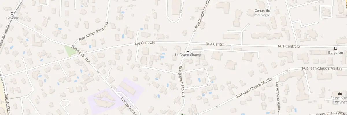 Plan du 20 Rue Joseph Moulin à Craponne