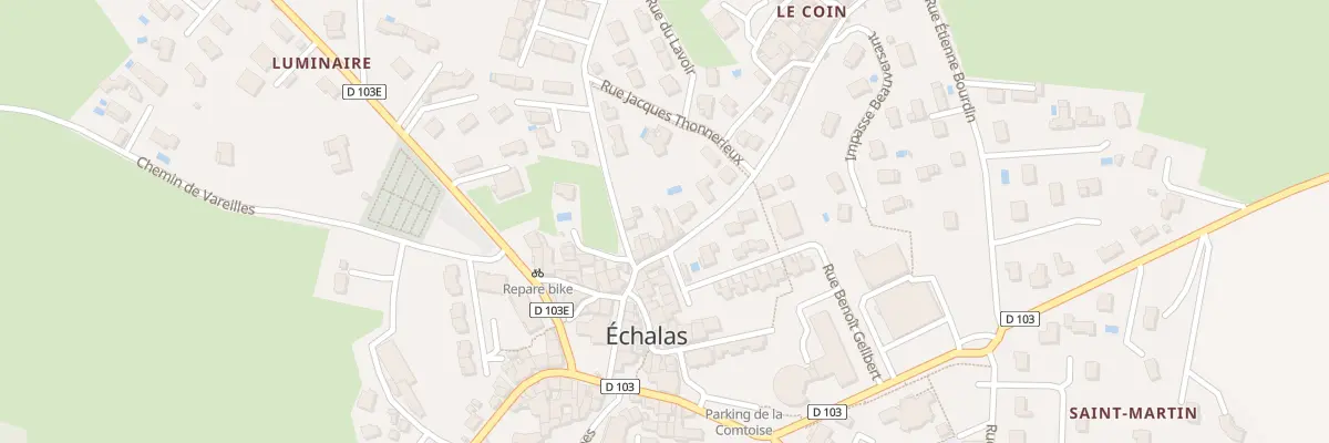Plan du 5 Rue du Coin à Échalas