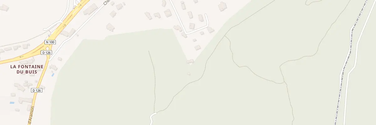 Plan du 6600 Bois de Gajan et l’Hermita à Saze