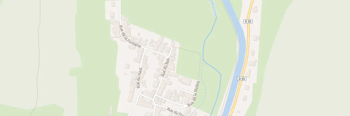 Plan du 18 Rue du Bas à Veuvey-sur-Ouche