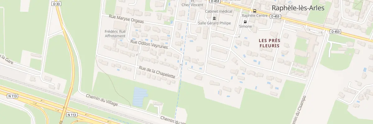 Plan du 16 Che des Paluns Raphele à Arles