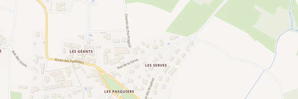 Plan du 162 Rue de la Serve à Lancié